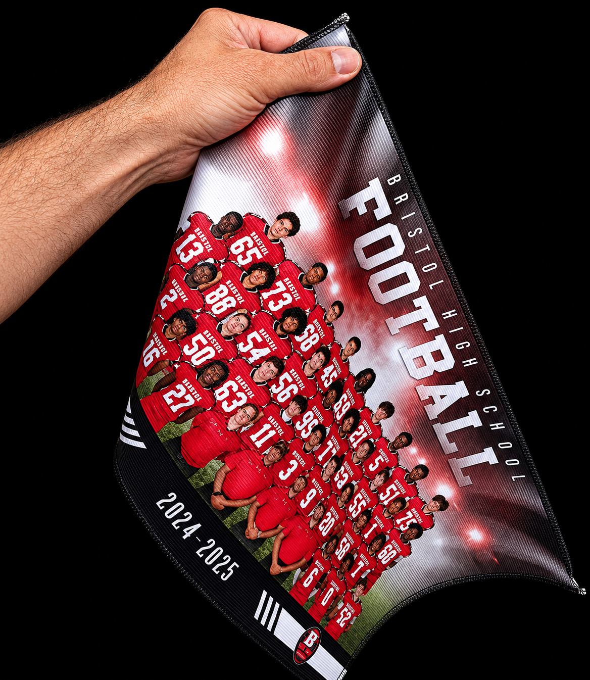 Rally Towel being held